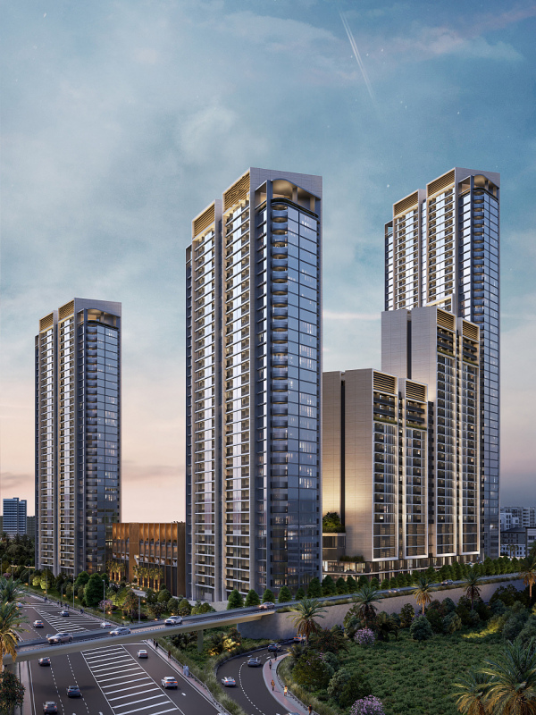 Dubai Motor City'de Ulaşım Kolaylığına Sahip Konut Projesinde Daireler (1 Yatak Odalı)